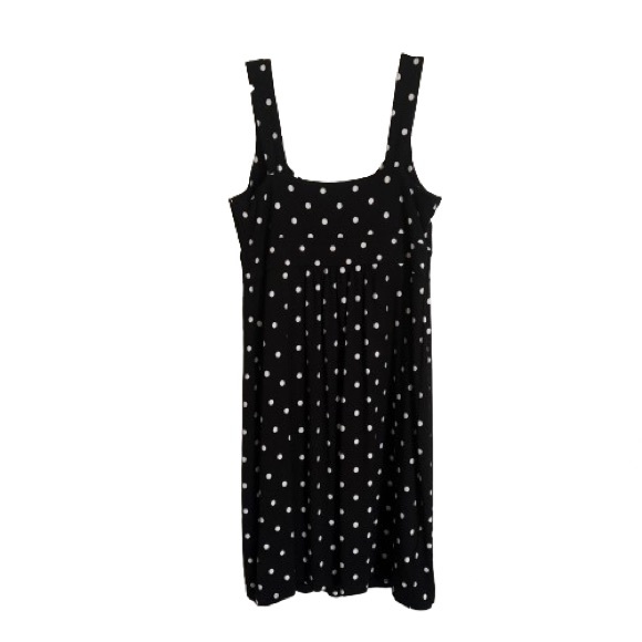 Ann Taylor Black and White Polka Dot Dress - Picture 2 of 5
